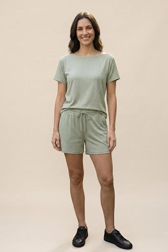 Remera de Jersey Verde
